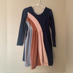 Hanna Andersson Dress 110 5 Rainbow Twirl Playdress